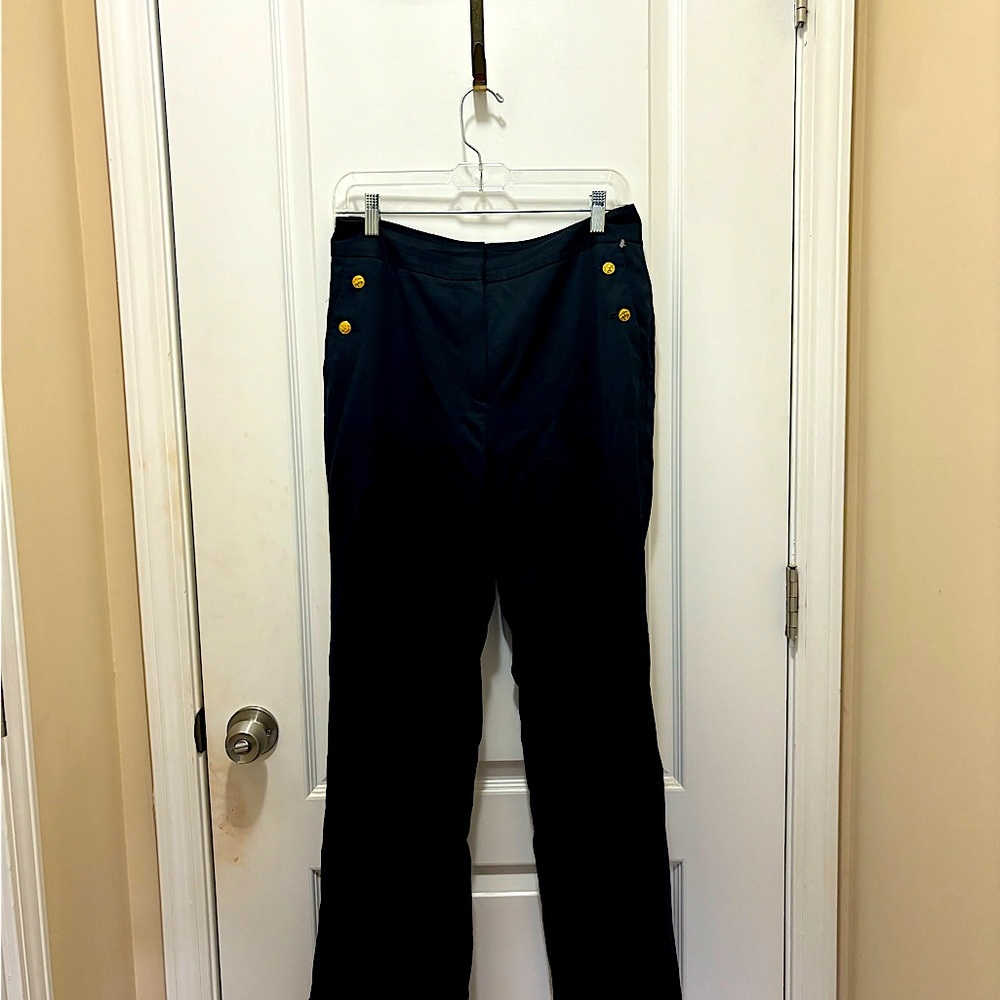 Brooks Brother navy sailor pants. Size 6. Cuffed. Very cute pants.  100% wool.